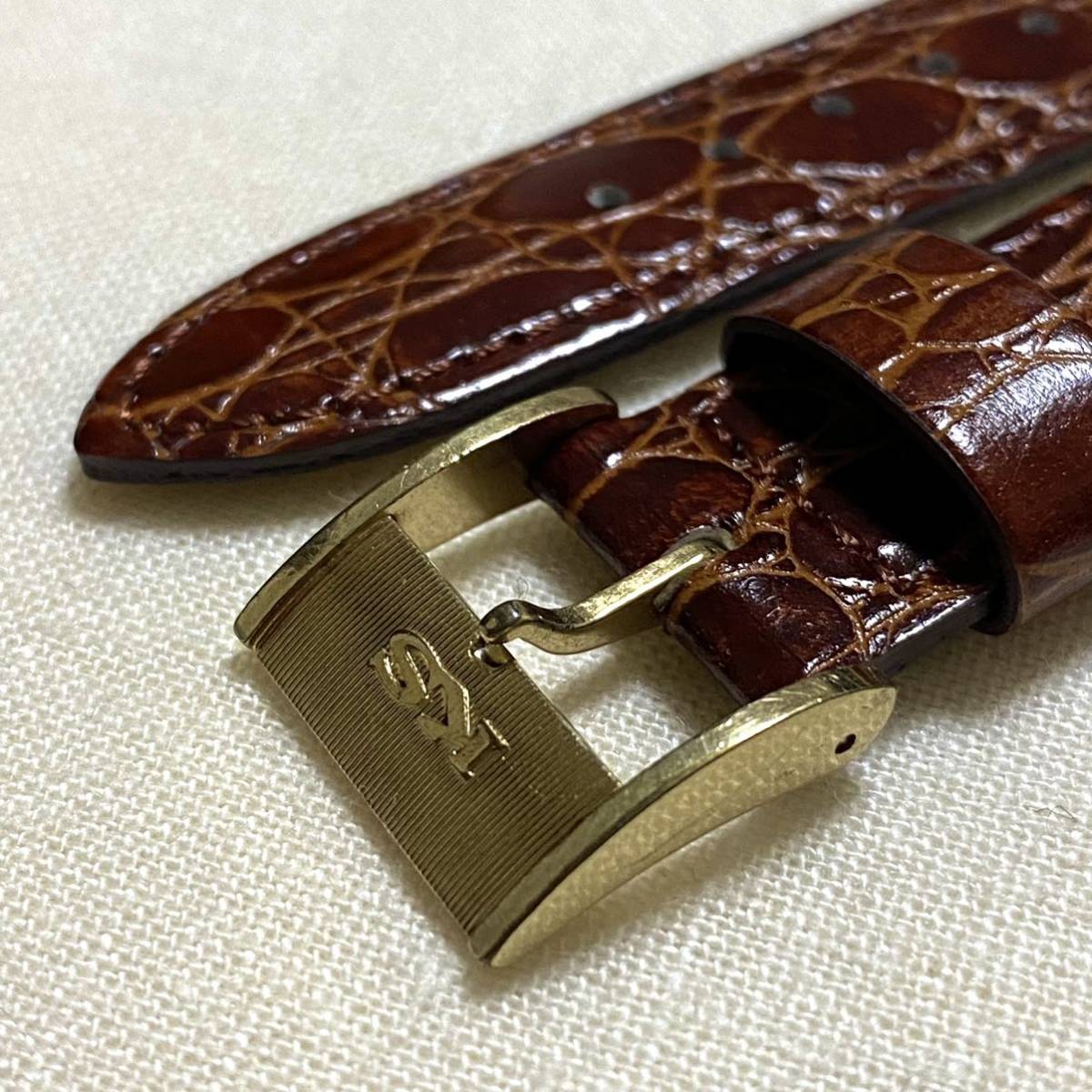 希少必見】キングセイコー純正尾錠当時物&セイコーベルトセット①  