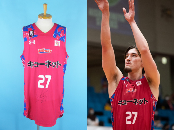 熊本ヴォルターズ 公式 27 ウィタカ ケンタ 選手 直筆サイン入り ユニフォーム の落札情報詳細 ヤフオク落札価格情報 オークフリー スマートフォン版