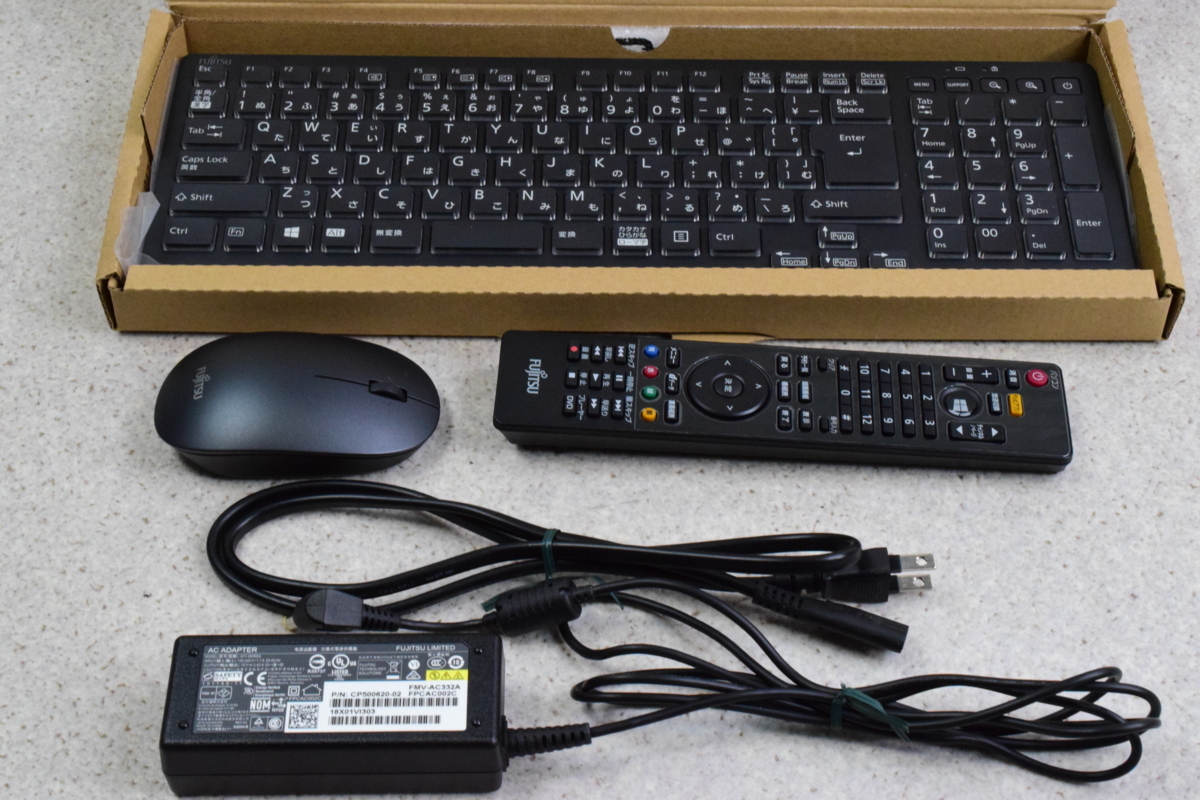 未使用☆FUJITSU KG-1770 MG-1771 ☆ワイヤレスキーボード &マウス セット
