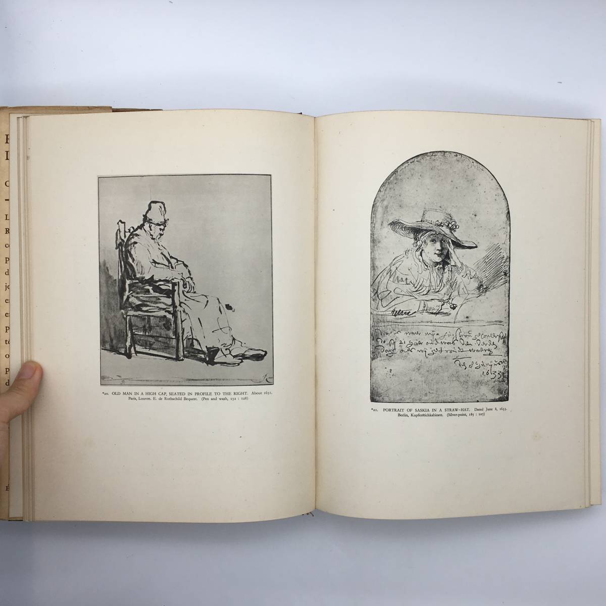 作品集】rembrandt dessins：レンブラント・デッサン 1948年 Phaidon