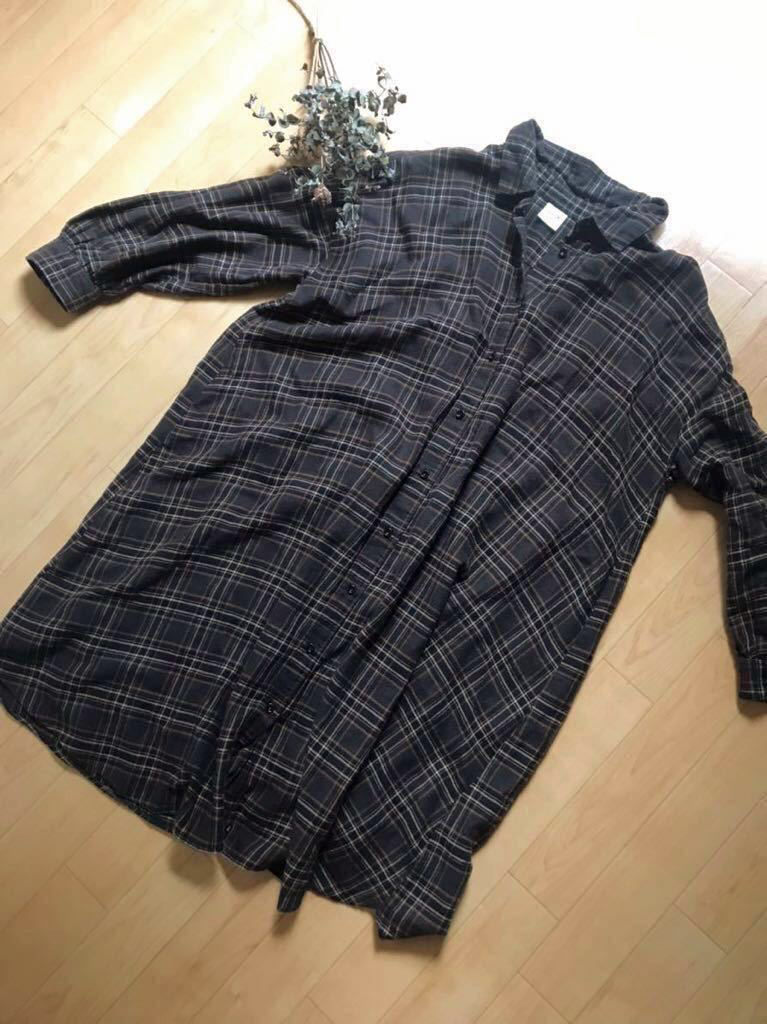 ビュルデサボン シャツワンピース ドロップショルダー コットン混 やわらか起毛 アンビデックス の落札情報詳細 ヤフオク落札価格情報 オークフリー スマートフォン版