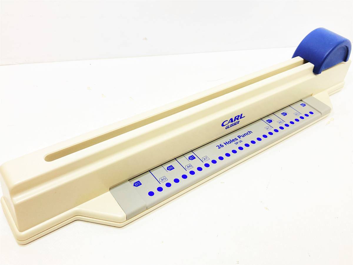 CARL GLISSER SP30N カール事務器 A4/30穴専用 穴あけパンチ ＆200枚用ファイル5冊セット の落札情報詳細 ヤフオク落札価格情報 オークフリー