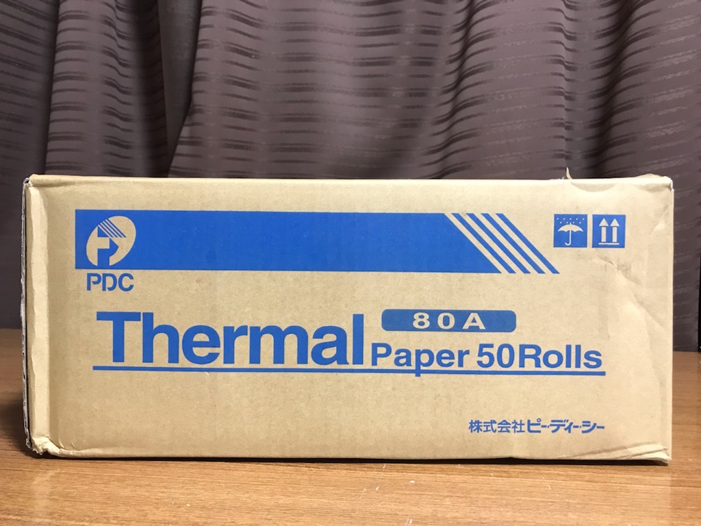 PDC 感熱ロール紙 80B 50巻 感熱ロールペーパー｜営業品目｜株式会社