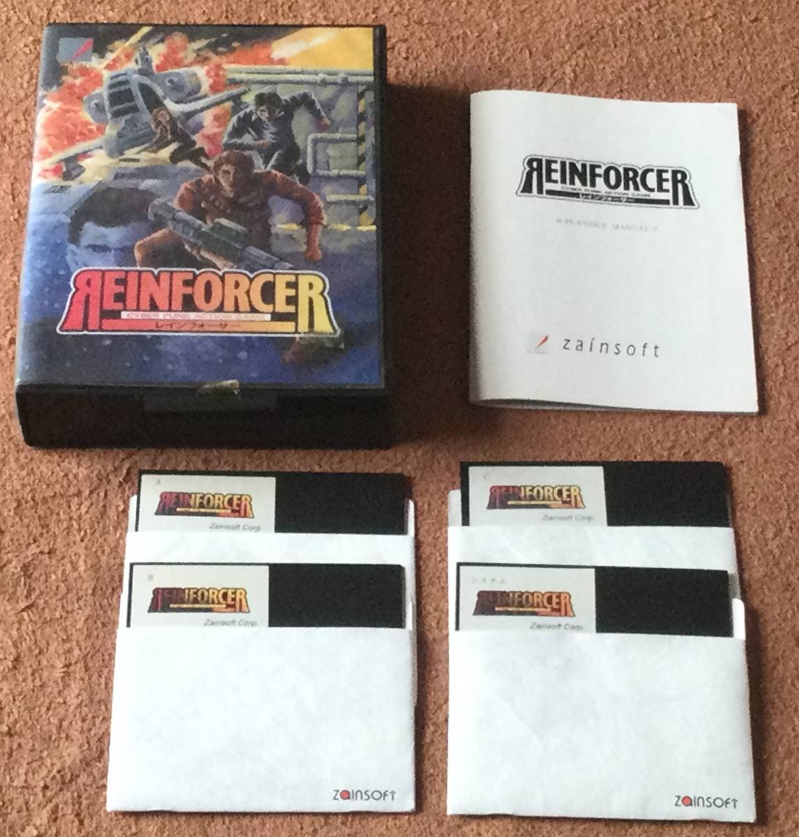 傷や汚れあり】【X68000】REINFORCER（レインフォーサー） ディスク4