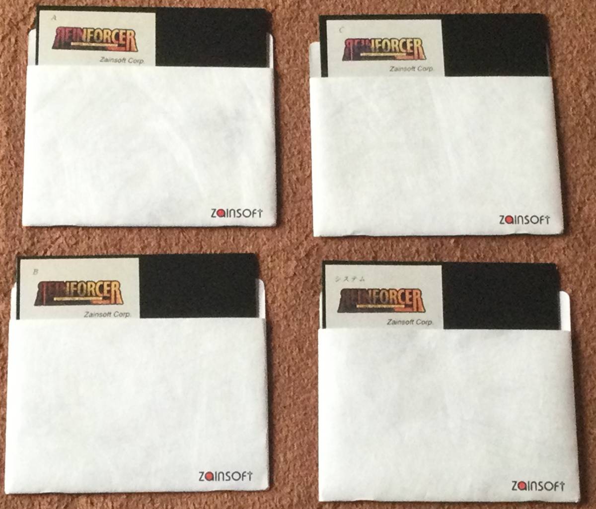 傷や汚れあり】【X68000】REINFORCER（レインフォーサー） ディスク4