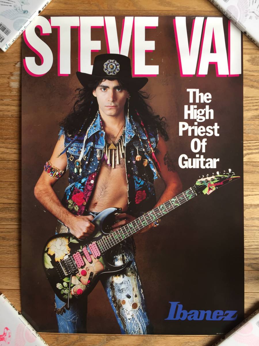 やや傷や汚れあり ポスター 725 X515 B2 Steve Vai スティーブヴァイ Ibanez アイバニーズ 19年頃 当時物 の落札情報詳細 ヤフオク落札価格情報 オークフリー スマートフォン版