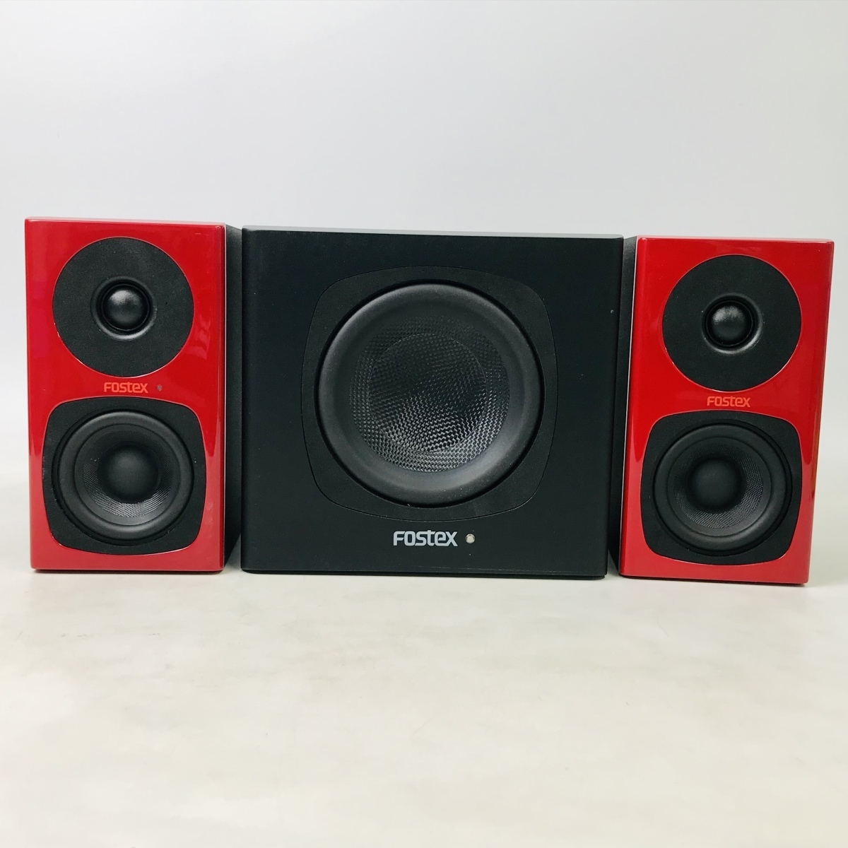 FOSTEX PA-3 BX ボルドー アクティブスピーカー ほぼ未使用品】 FOSTEX