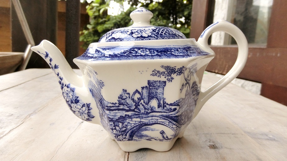 【未使用】イギリス製 ジェームズ サドラー ブリガドーン ティーポット 二人用：JAMES SADLER BRIGADOON PEKIN