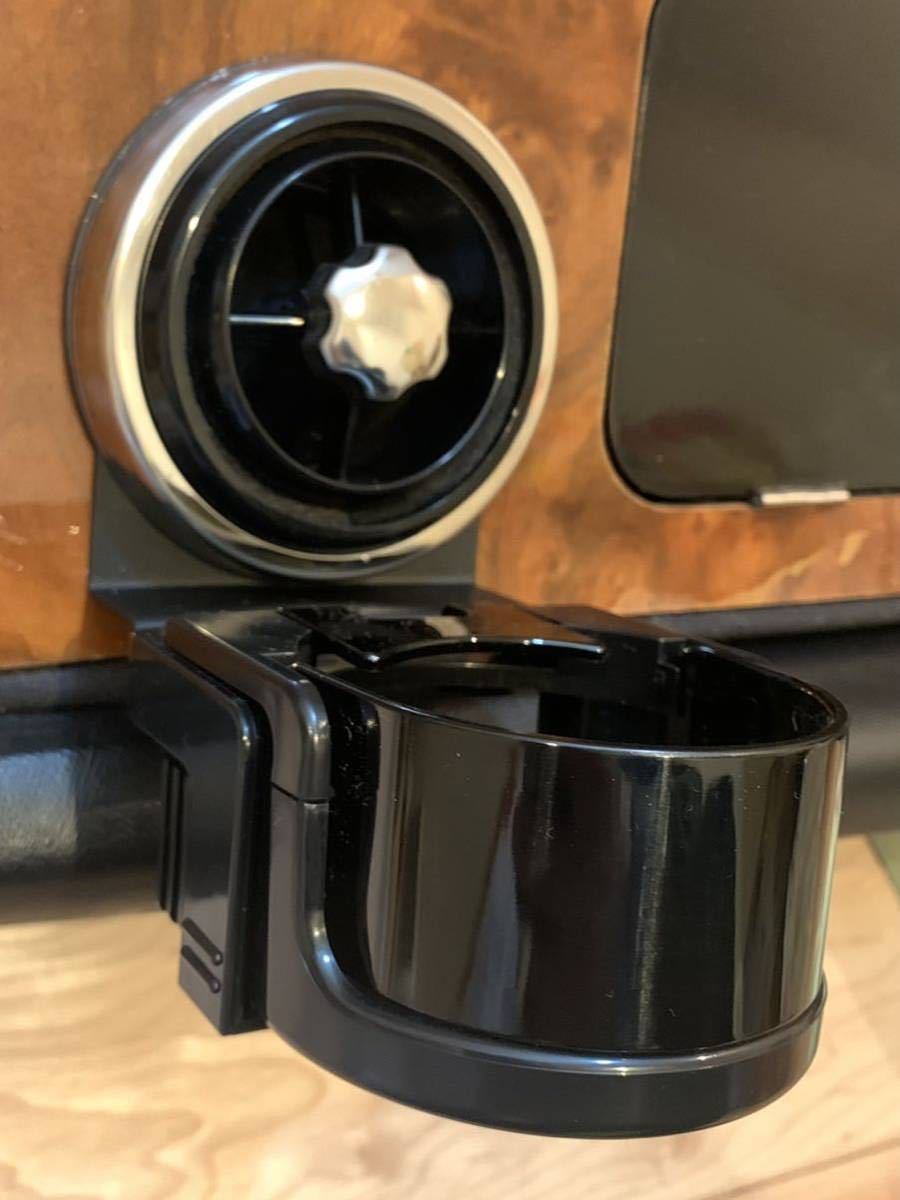 【目立った傷や汚れなし】ワンオフ 試作品 ローバーミニ ドリンクホルダー エアベント取付 ロゴ無し ブラック Air Vent Cup