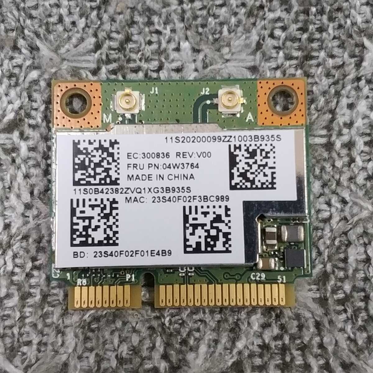 岐阜 即日発 送料63円 LENOVO BCM94312MCGSG 管 WD197 の落札情報詳細 ヤフオク落札価格情報 オークフリー 岐阜 即日発 送料63円 LENOVO BCM94312MCGSG 管 WD197 の落札情報詳細 ヤフオク落札価格情報 オークフリー