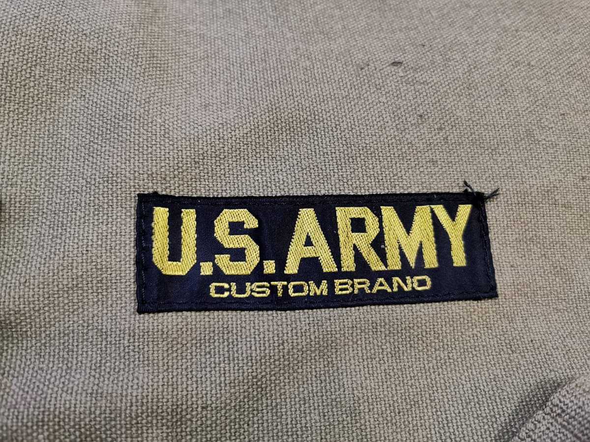 立花 金文字 US ARMY CUSTOM よせる BRAND シングルバック