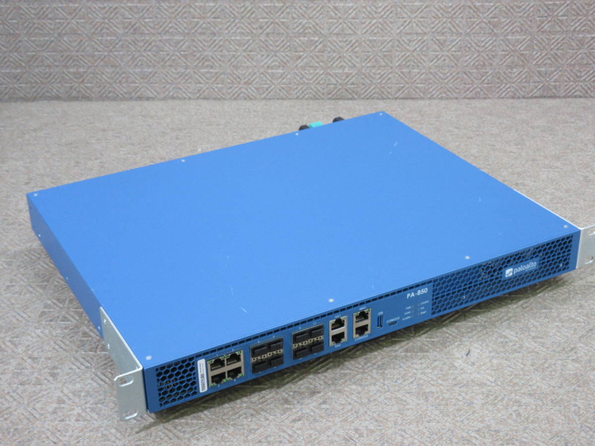 【傷や汚れあり】Palo Alto Networks (パロアルトネットワークス) / PA800 Series PA850