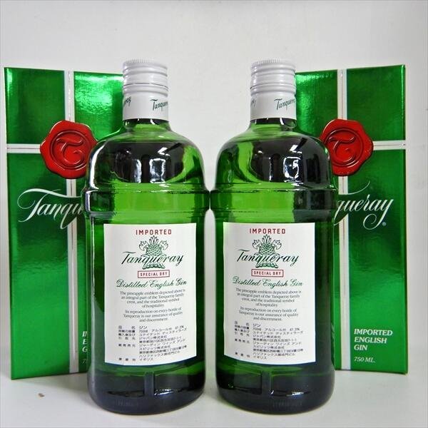 タンカーレ Dry Gin 750ml 2本セット タンカレー ドライ ジン＆No.10