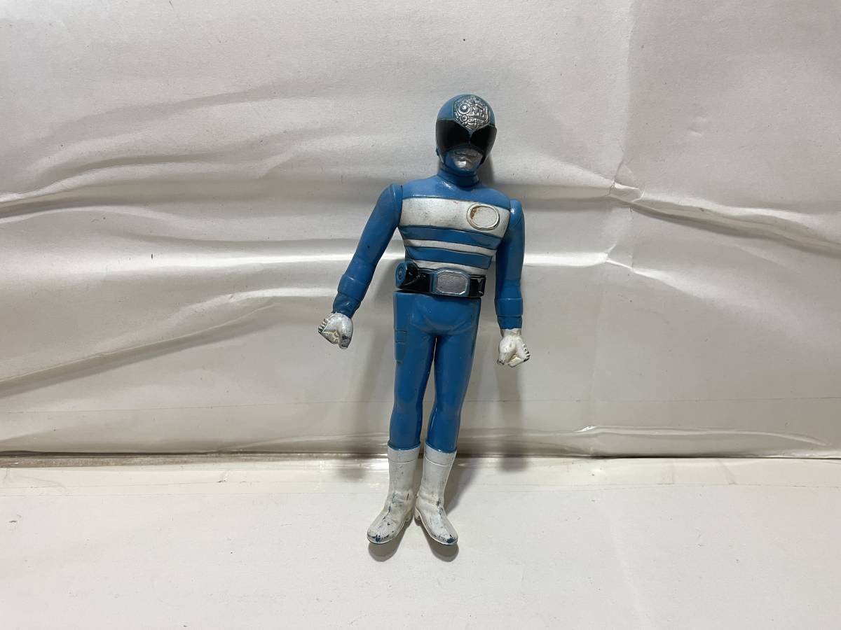 ⚠️デッドストック 電子戦隊デンジマン デンジブルー 超合金 当時物