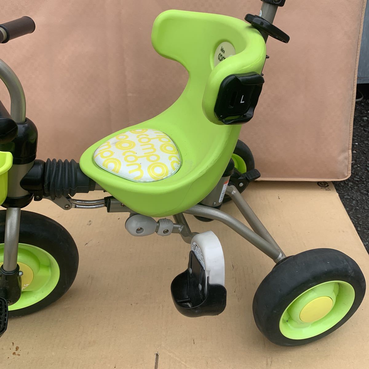 ides compo 幼児用自転車 黒/緑 ides compo 幼児用自転車 黒/緑