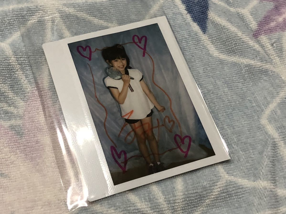 抽プレ ☆武田玲奈 直筆サインポラロイド ☆ 当選通知書付き