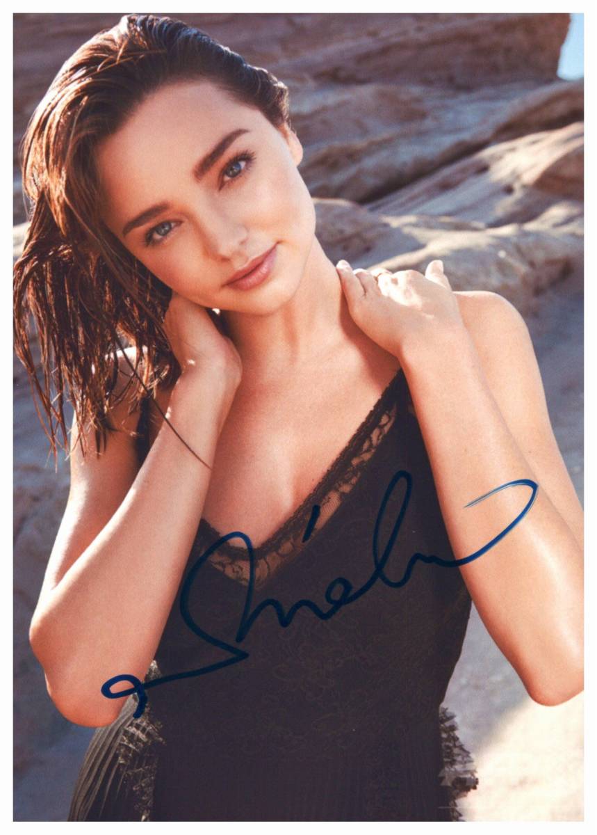 ミランダ カー直筆サイン入り写真 オーストラリア ファッションモデル 彡 の落札情報詳細 ヤフオク落札価格情報 オークフリー スマートフォン版