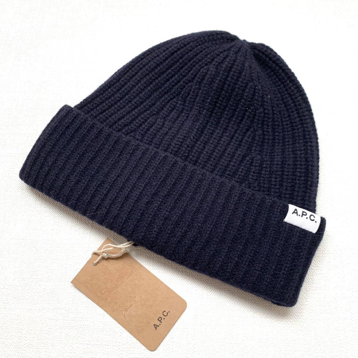 A.P.C アーペーセー ニット帽 ダークグレー 男女兼用