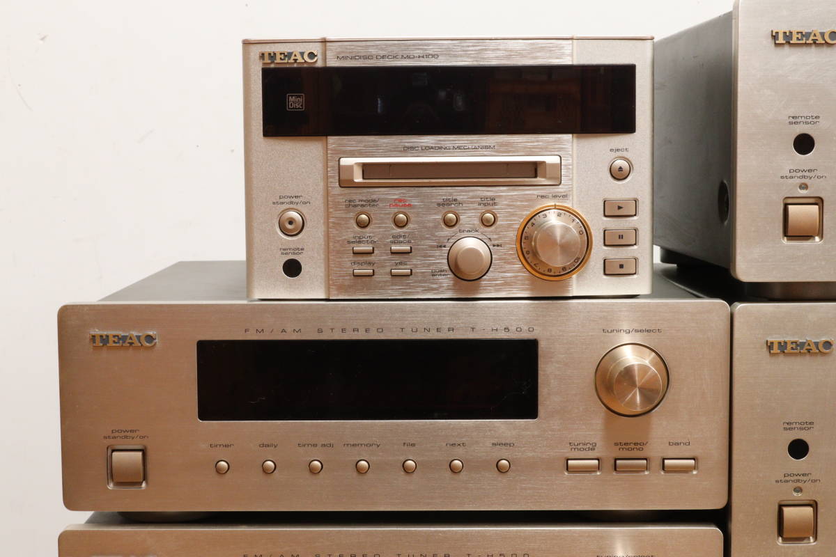 ジャンク扱い　TEAC MD-H500 MDデッキ ジャンク扱い TEAC MD-H500 MDデッキ MDデッキの修理 TEAC MD
