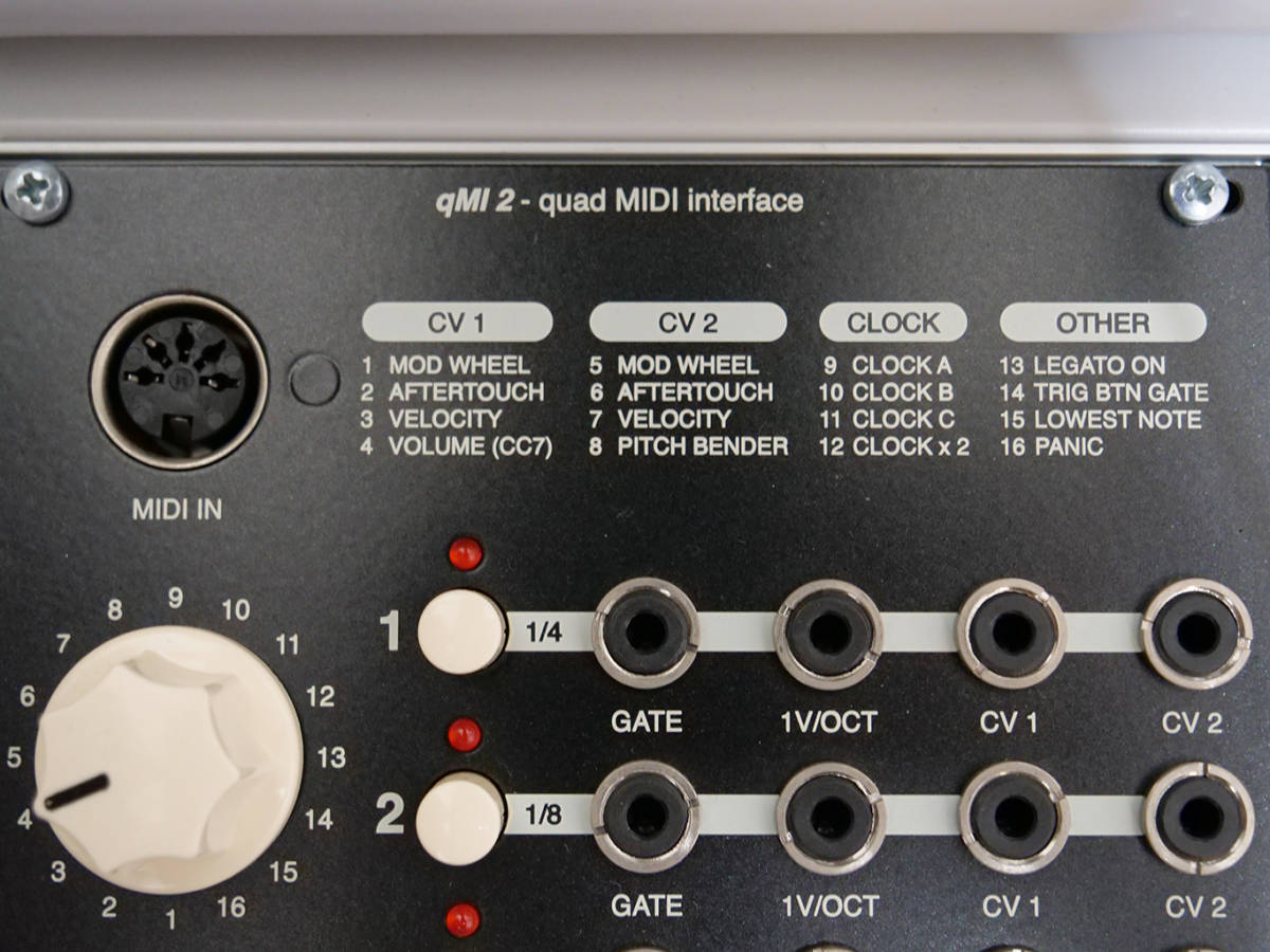 目立った傷や汚れなし】VERMONA 「qMI2 Quad MIDI Interface」ユーロ 