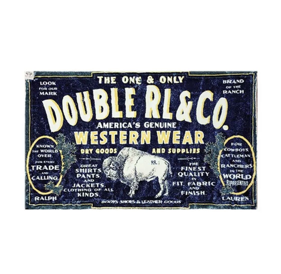 1円スタート DOUBLE RL 【未使用美品】RRL バッファローサンダーバード 