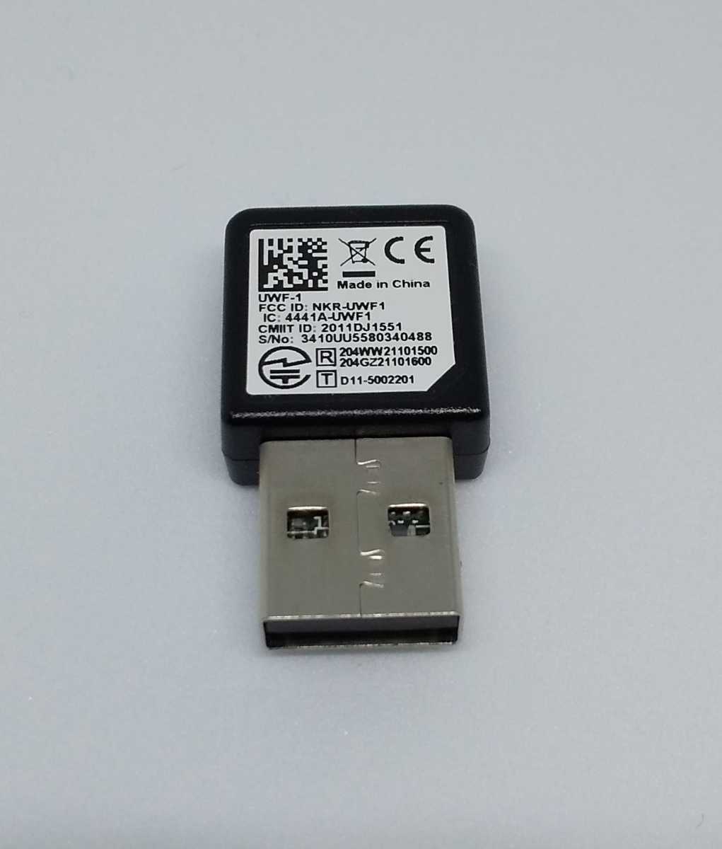 【やや傷や汚れあり】ONKYO UWF1 ワイヤレスUSBネットワークアダプタfor AVレシーバー USB無線LAN の落札情報詳細