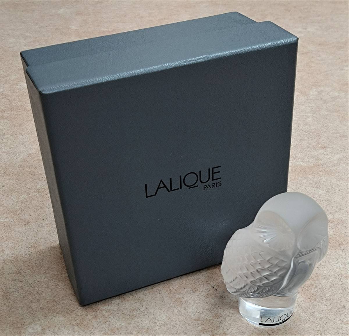 LALIQUE ラリック ニクタル オパール フクロウ 置物 フィギュリン