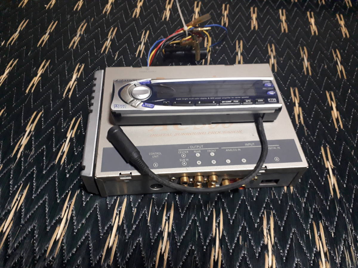 【傷や汚れあり】当時 旧車 CYAC300D dts Panasonic パナソニック デジタルサラウンド プロセッサー 現状売り切り