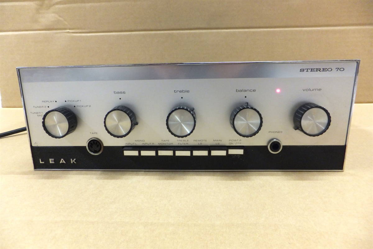 英国LEAK Stereo 70 プリメインアンプ