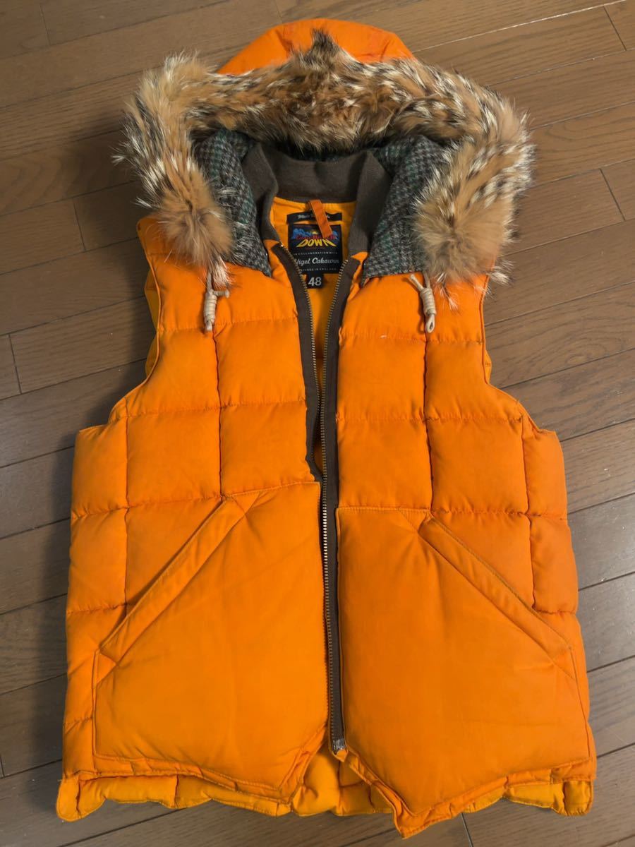 【目立った傷や汚れなし】Nigel Cabourn Eddie Bauer ダウンベスト の落札情報詳細 ヤフオク落札価格情報 オークフリー