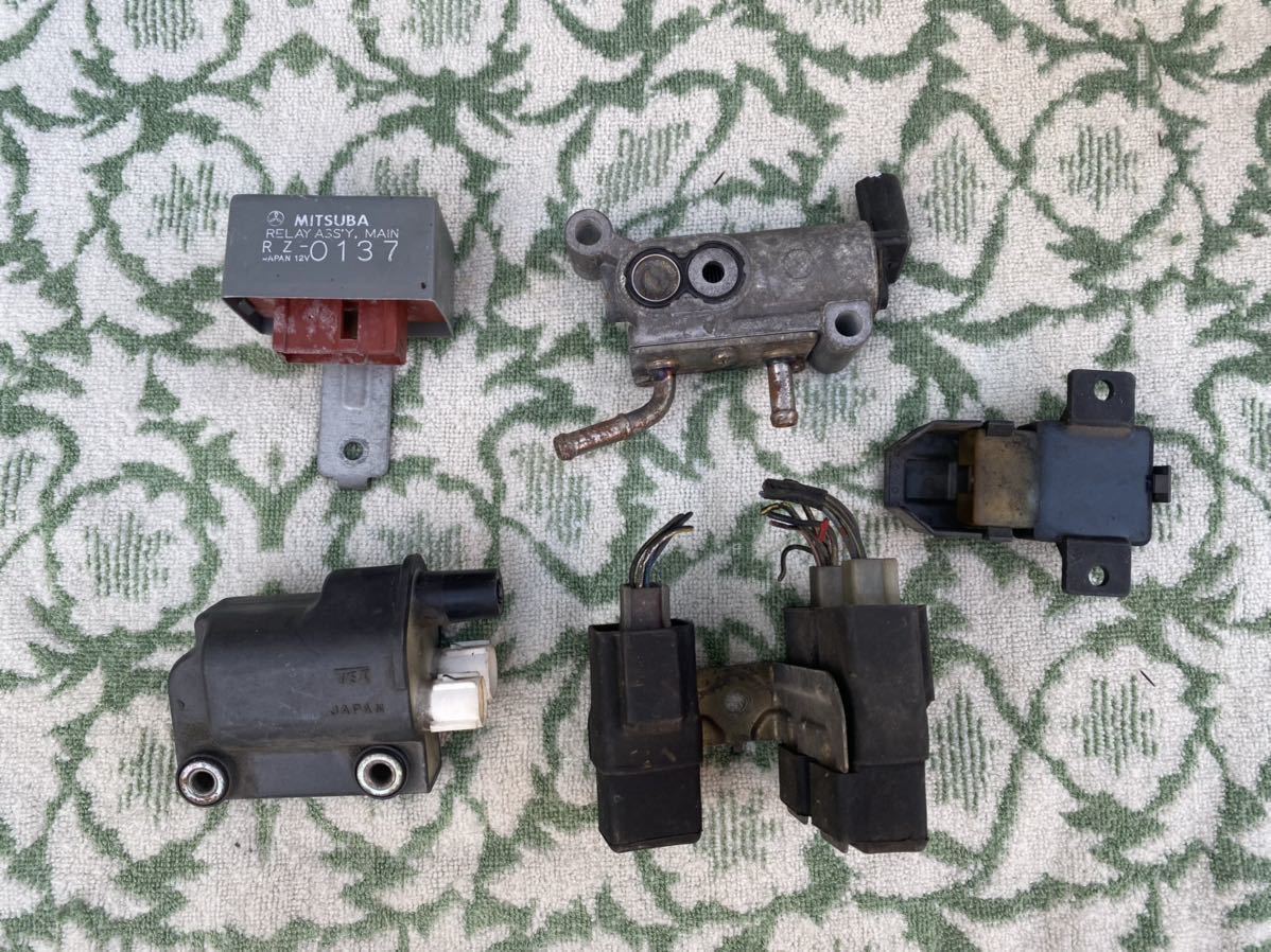 【傷や汚れあり】ホンダ ビート用 部品 イグナイター、メインリレー、EACV、イグニッションコイルそしてパワーリレー三個です。 の落札情報詳細