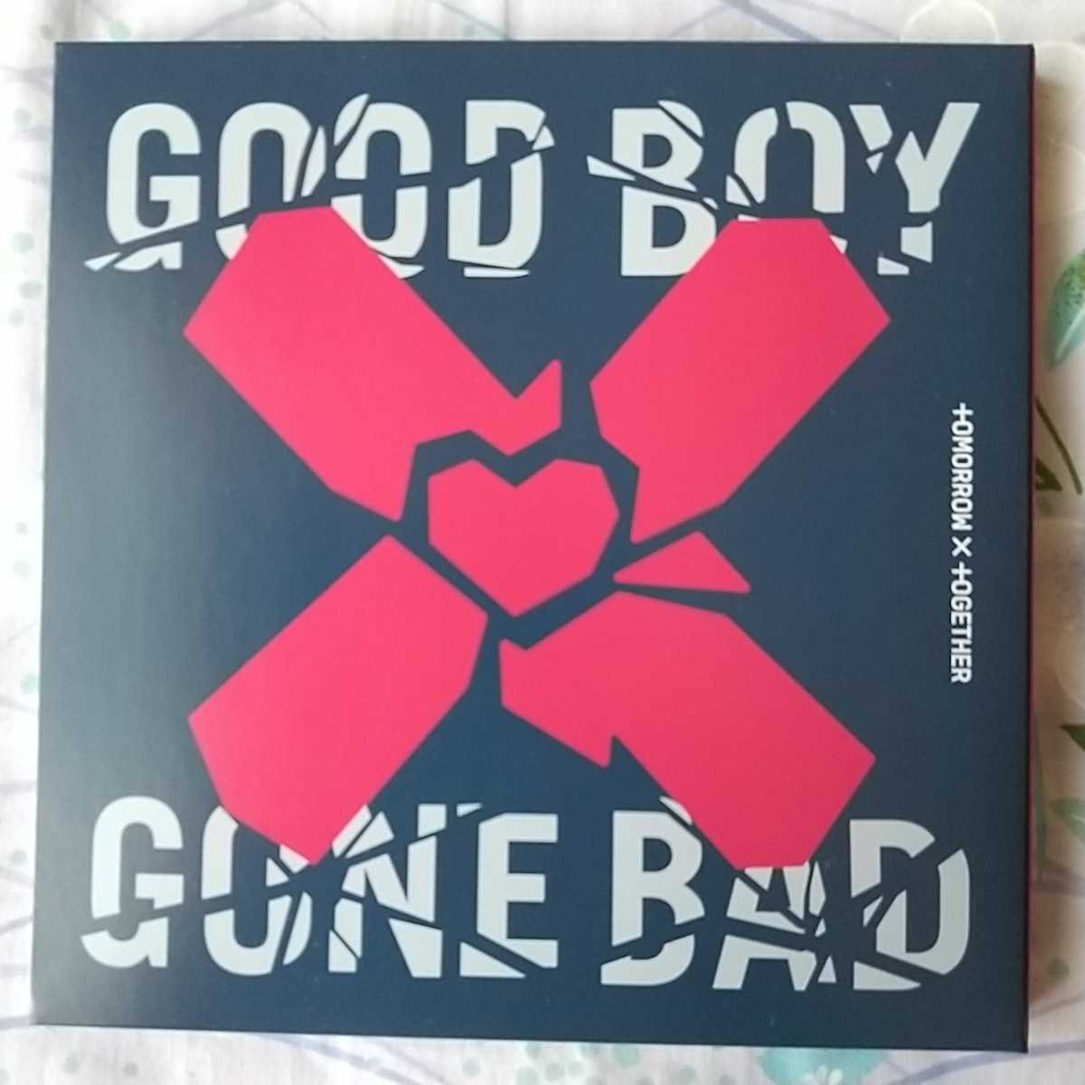 【やや傷や汚れあり】TOMORROW X TOGETHER CD weverse盤 GOOD BOY GONE BAD ポスター、シール付き ...