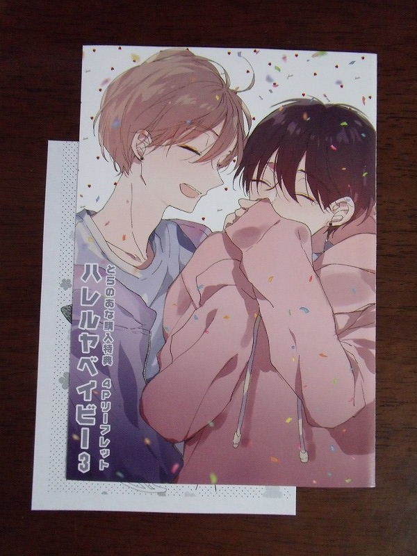 仔縞楽々 ハレルヤベイビー 3 リーフレット（アニメイト布施 on