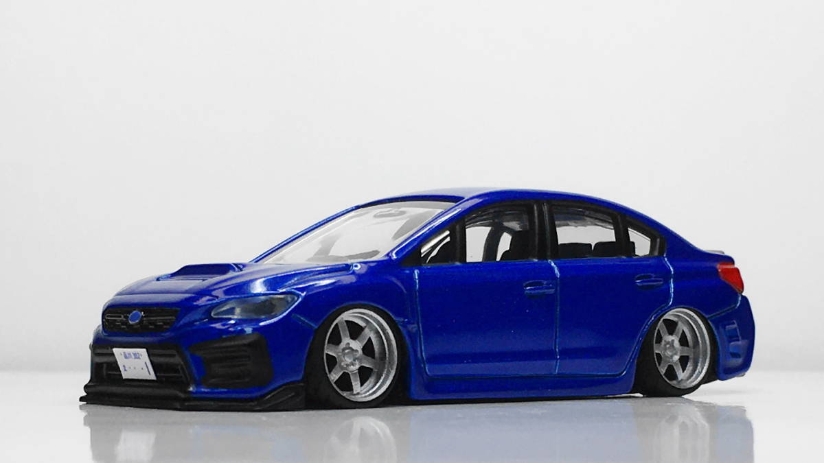 全体的に状態が悪い】トミカ改カスタム改造スバルWRX S4 STI Sport