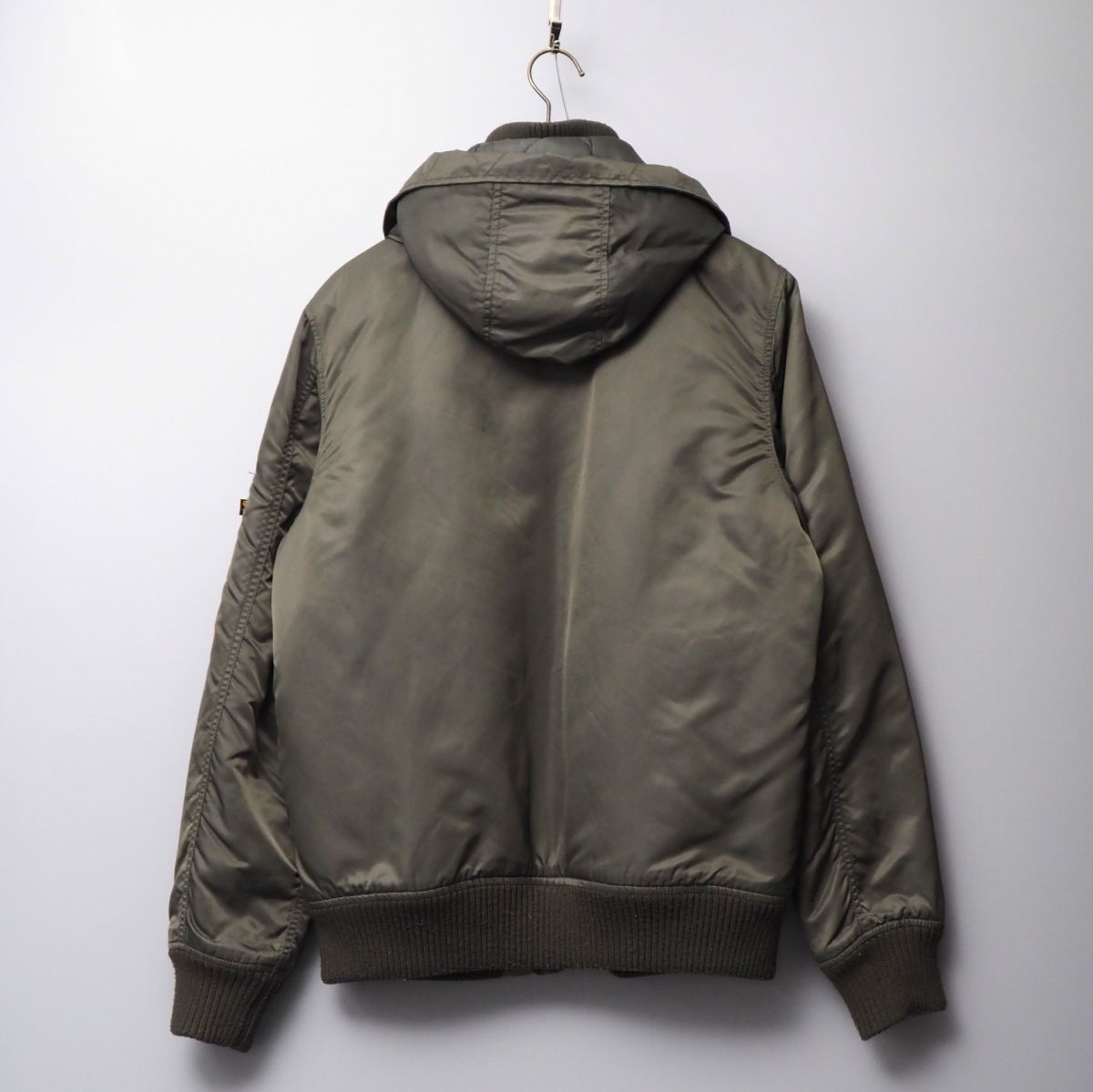 やや傷や汚れあり】TF1389◎ALPHA アルファ メンズXL フーデッドリブ