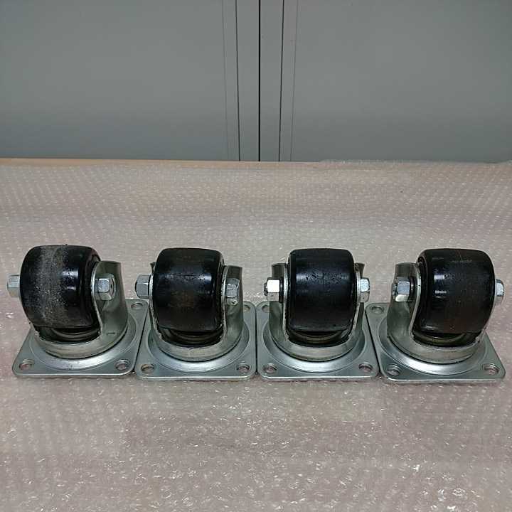 【傷や汚れあり】中古 内村キャスター スーパーヘビークラス 105WHB-P 65×48 PACKING CASTER パッキングキャスター ...