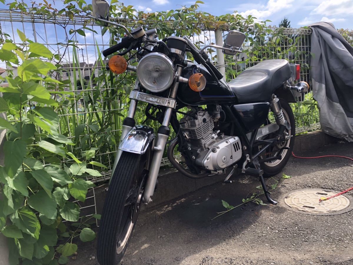 傷や汚れあり】スズキ GN125 走行15384キロ セパハン タナックス