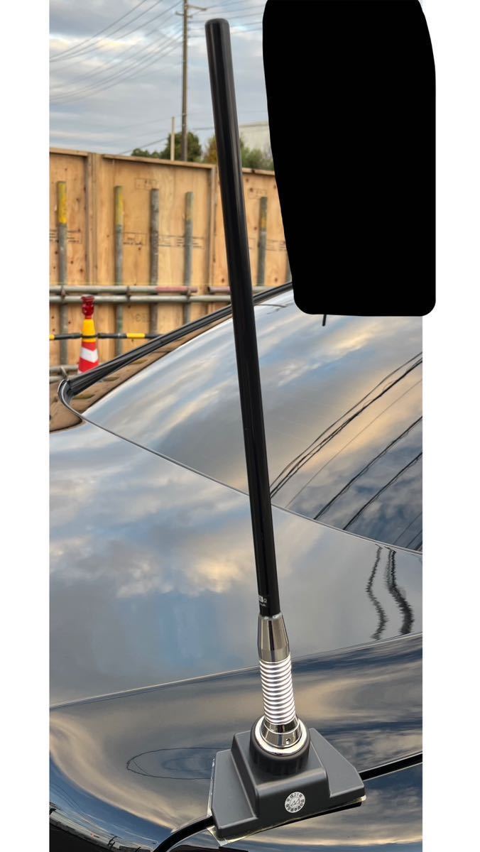 覆面パトカー風　ユーロアンテナ　ダミー　日本アンテナ 覆面パトカー仕様ダミーユーロアンテナ磁石内蔵タイプ 覆面