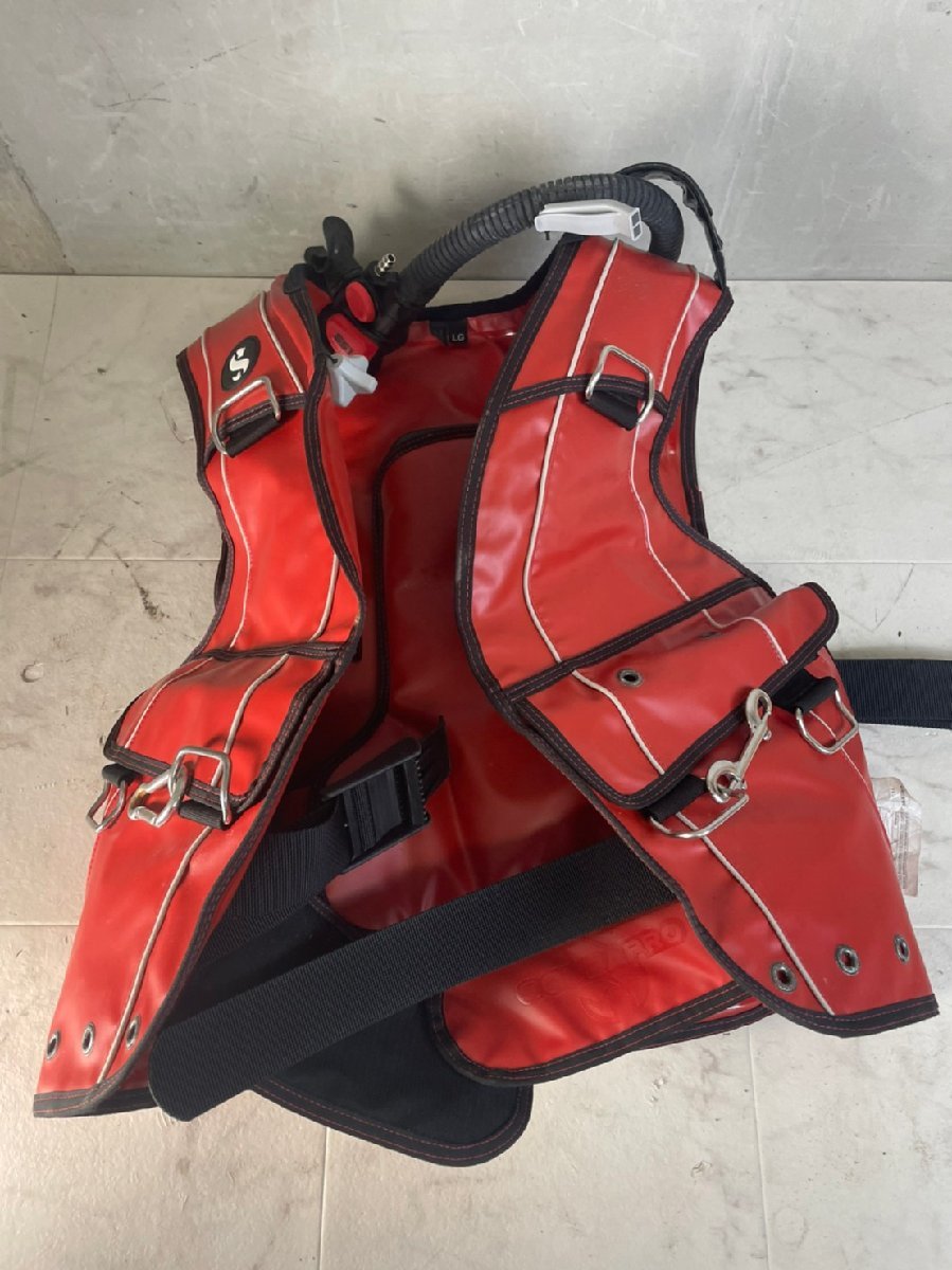 【やや傷や汚れあり】SG120679 SCUBAPRO スキューバプロ CLASSIC ZERO G BCジャケット TPU BCD L