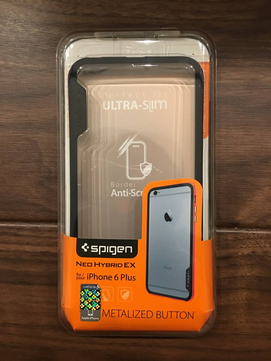 【未使用】【新品未使用】spigen シュピゲン スマートフォン カバー iPhone 6 Plus アイフォン スマホカバーの落札情報詳細