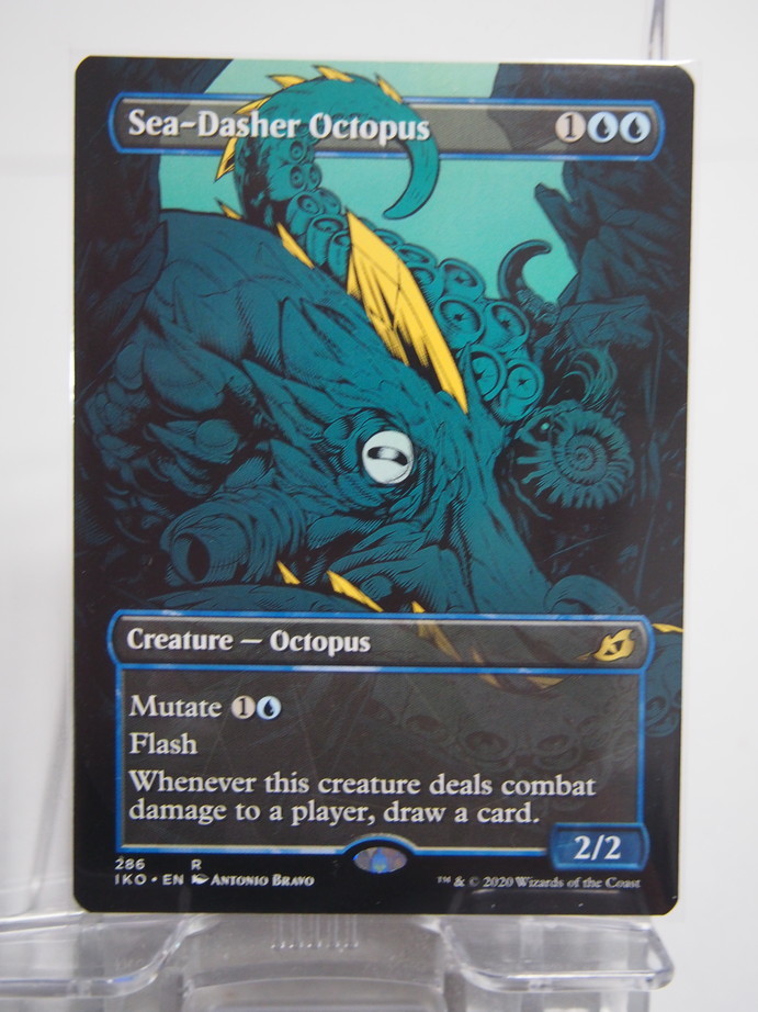 【目立った傷や汚れなし】3843/海駆けダコ/SeaDasher Octopus/イコリア：巨獣の棲処【ショーケース】/【英語版】 の落札