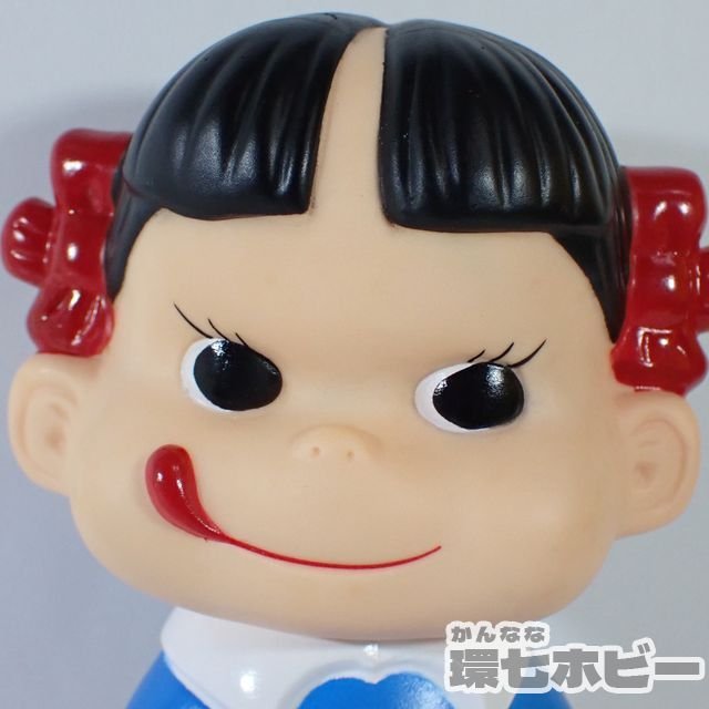 希少不二家 ペコちゃん ソフビ 園児服 当時物 希少不二家 ペコ