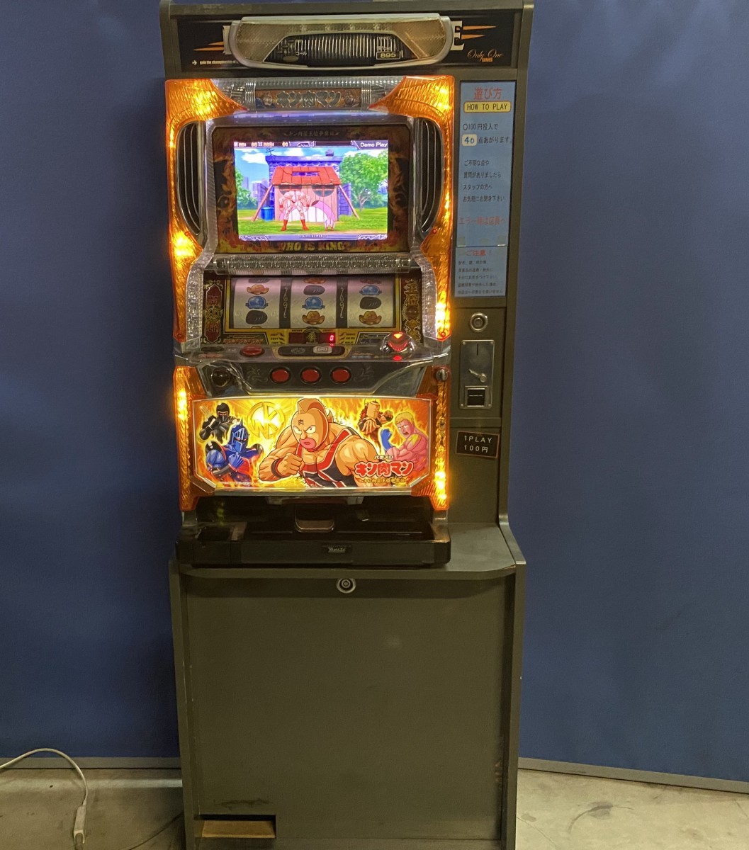 やや傷や汚れあり】通電確認済み ゲーセン仕様 筋肉マン 5号機  