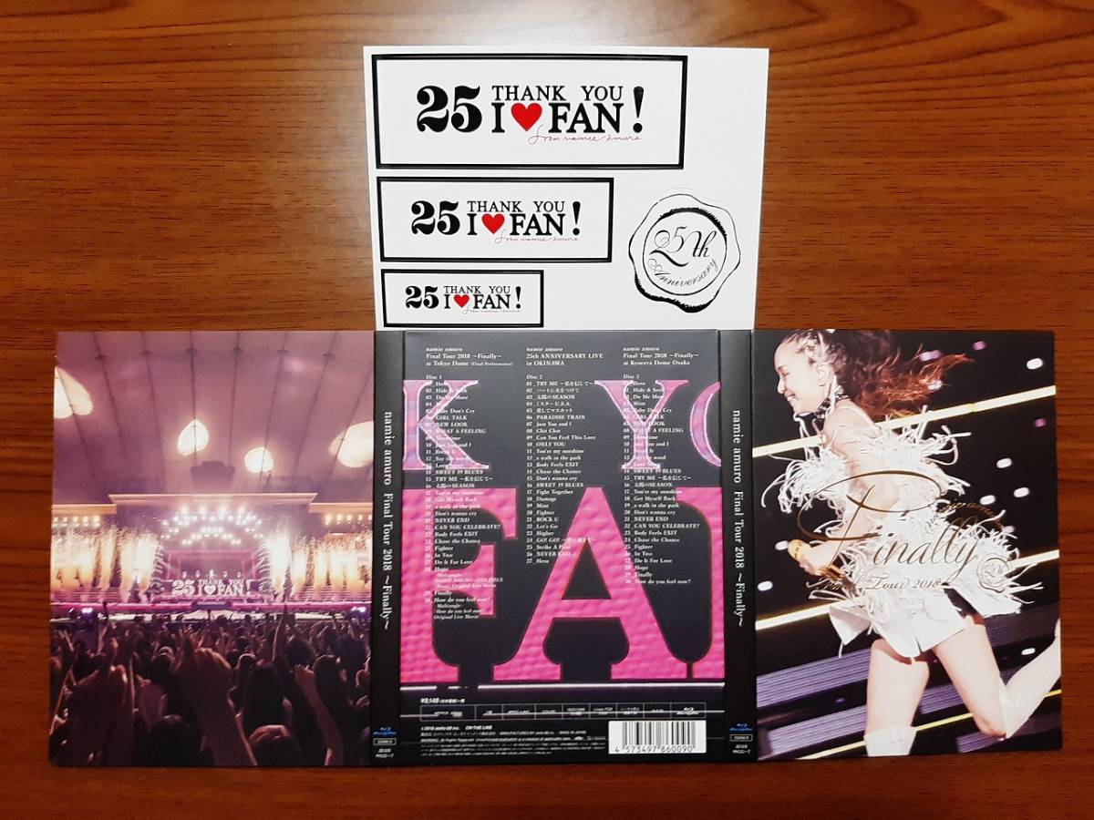 安室奈美恵 Finally 京セラドーム大阪公演 振ろ 初回限定盤Blu-ray3枚組