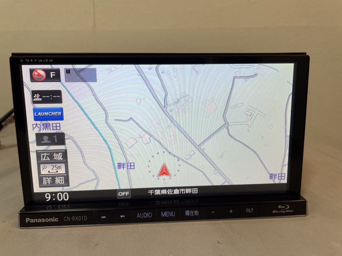ストラーダ 美品 ナビ Bluetooth Blu-ray CN-RX01D パナソニックナビCN