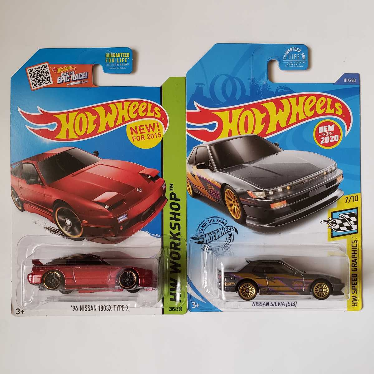 ホットウィール プレミアム 2パック'96 日産 180SX タイプX