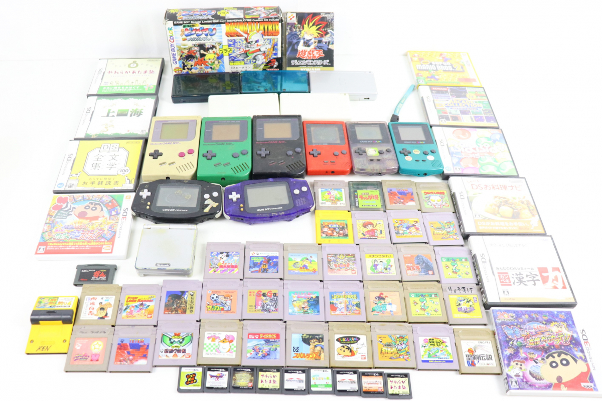 【やや傷や汚れあり】Nintendo 任天堂 ゲームまとめ DS lite 3DS GAME BOY ADVANCE SP GAME BOY
