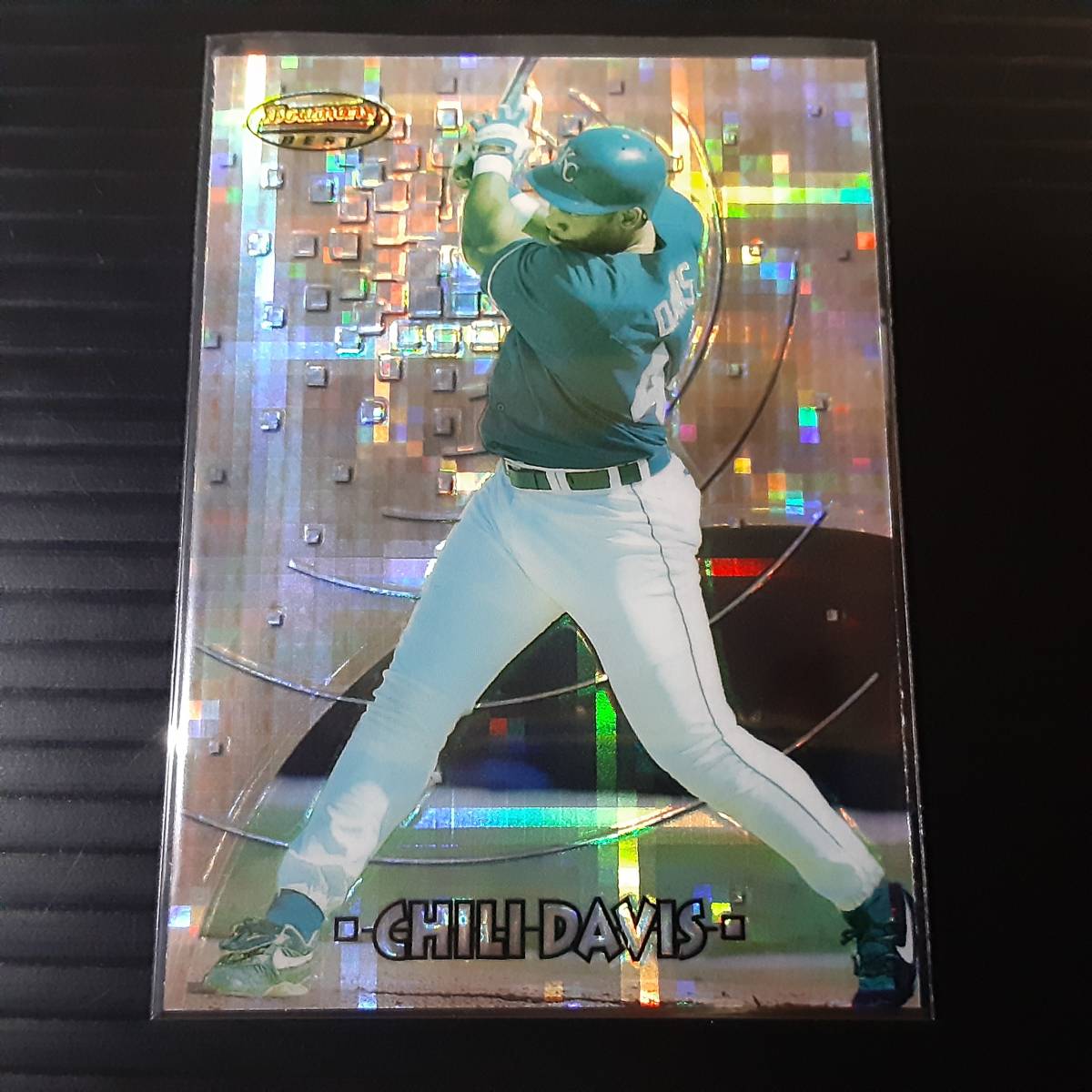 【やや傷や汚れあり】1997 TOPPS Bowmans BEST 56 CHILI DAVIS ATOMIC REFRACTOR カード
