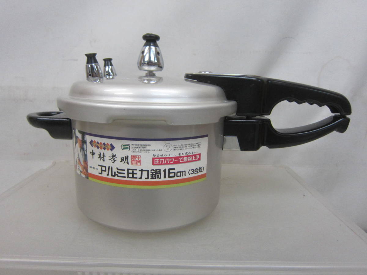 未使用品！理研 圧力鍋 6リットルRIKEN リケン 一升炊 NS-600 未使用】 理研 圧力鍋 6L RE-600