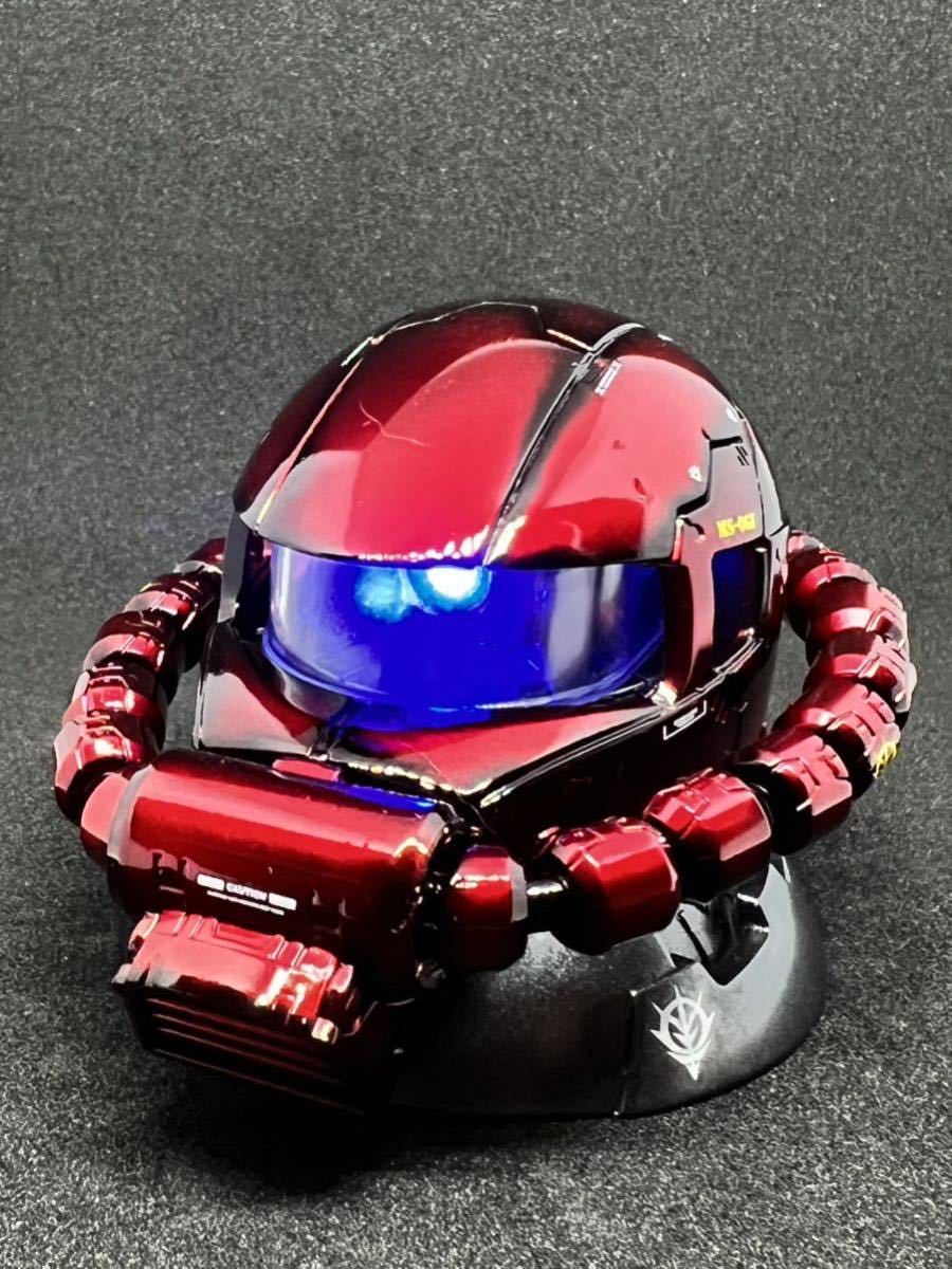 EXCEED MODEL ザクヘッド 木目風塗装　完成品 EXCEED MODEL ザクヘッド 木目風塗装 完成品 （◇◇【塗装済み